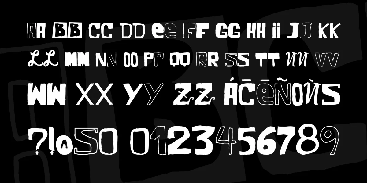 VTKS COMIC Font preview 3