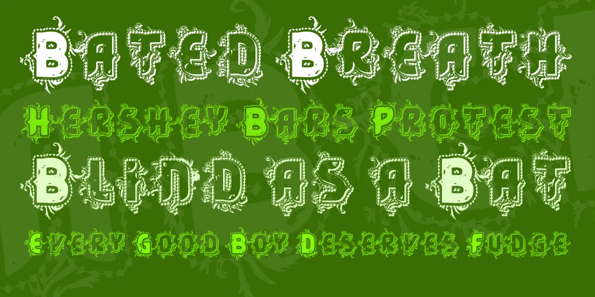 VTKS CORE Font preview 2