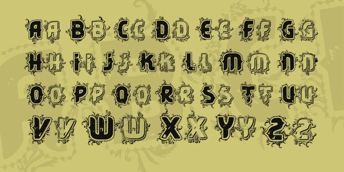 VTKS CORE Font preview 3