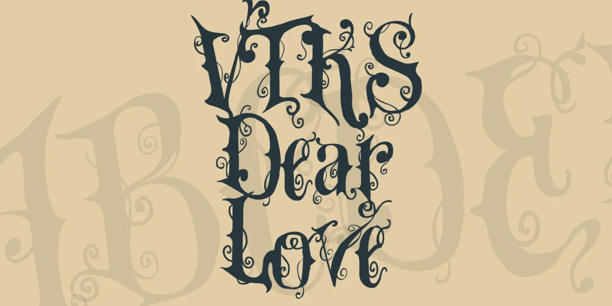 VTKS Dear Love Font