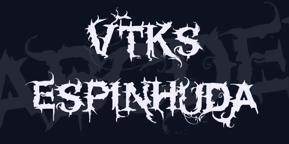 Vtks espinhuda Font