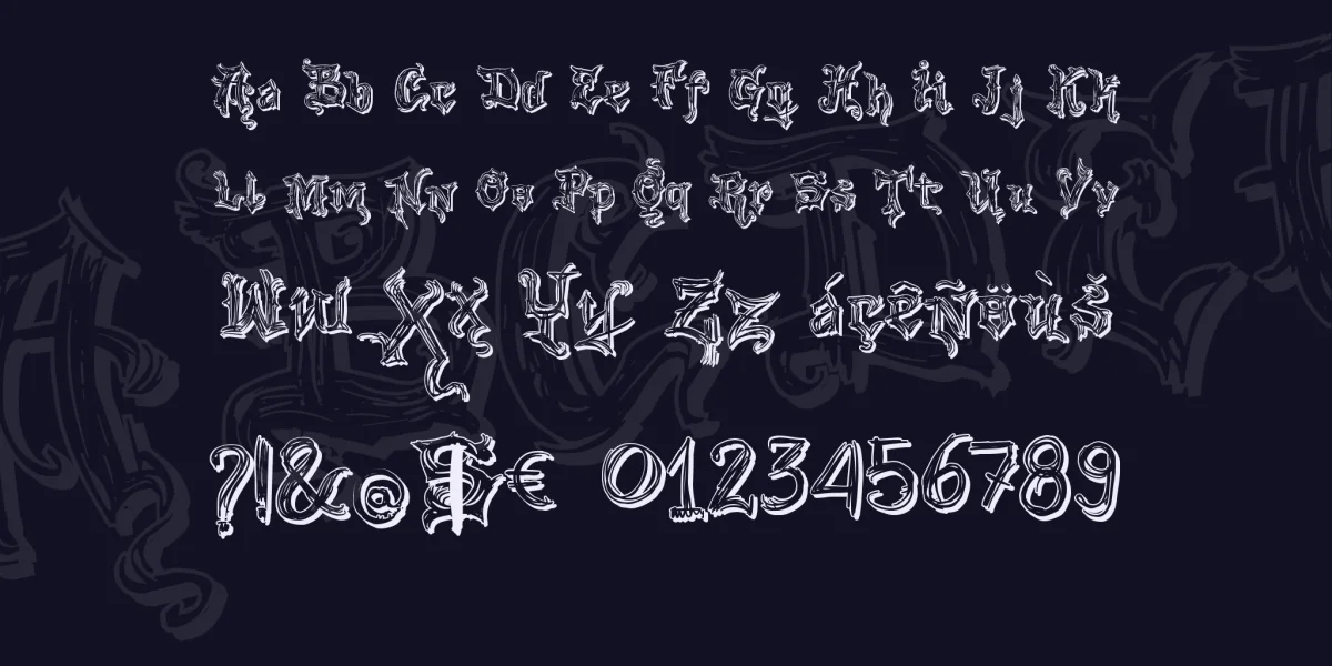 VTKS Good Vibration 2 Font preview 3