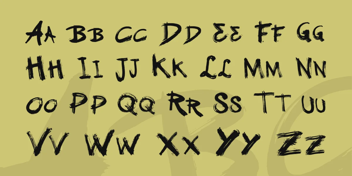 Vtks GranModa Font preview 4