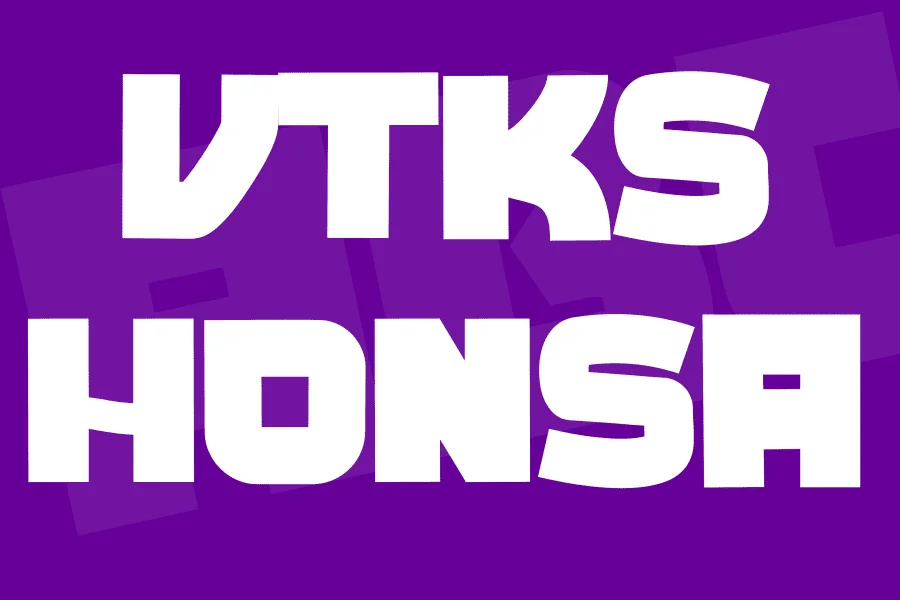 Vtks Honsa Font