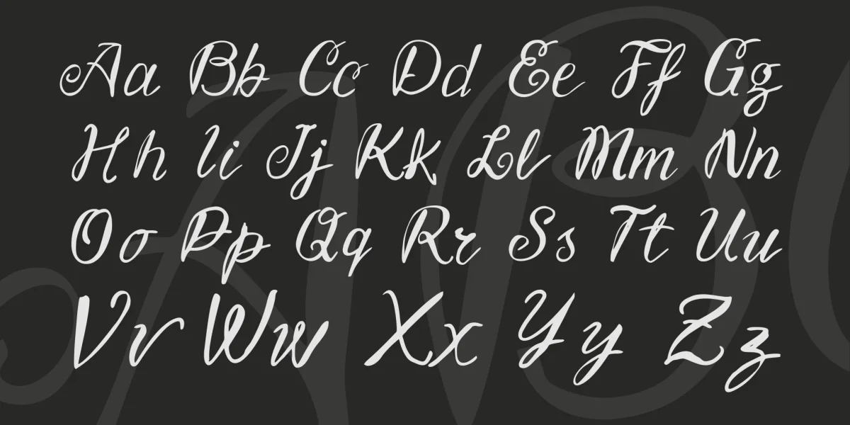 Vtks Lettering Font preview 4