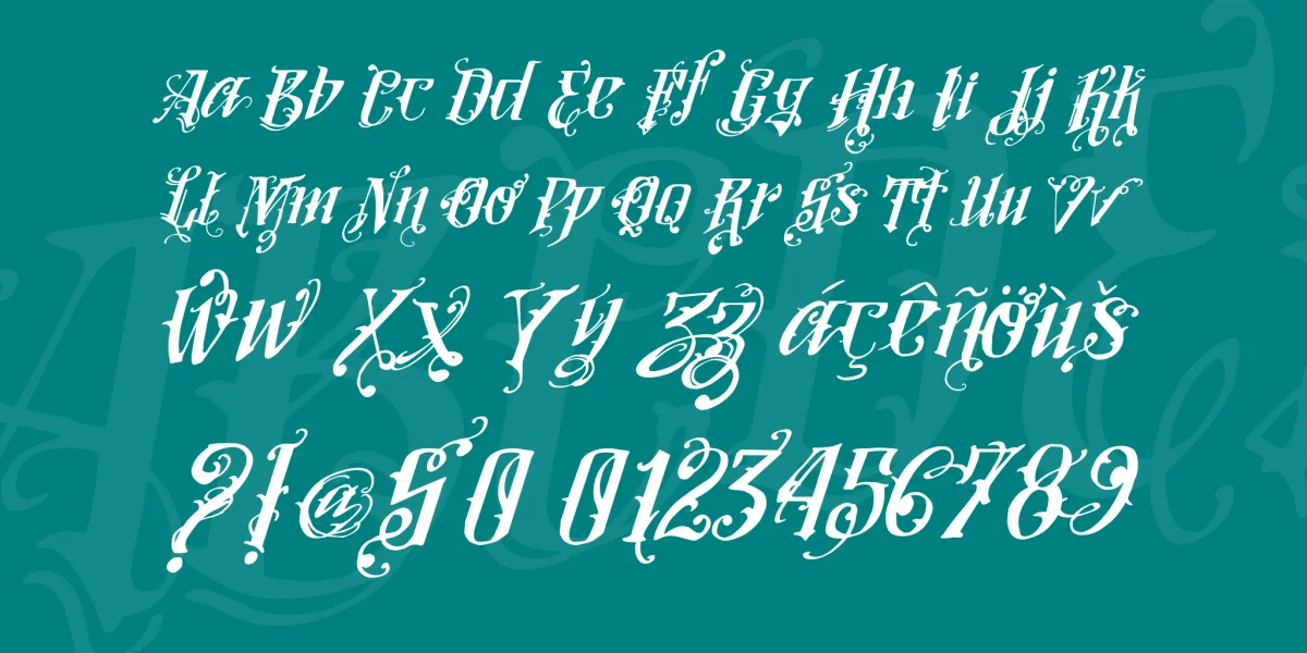 Vtks Lovers Italic Font preview 3