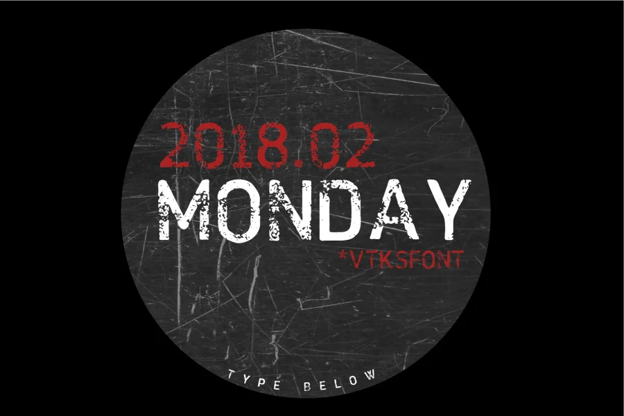 VTKS MONDAY Font