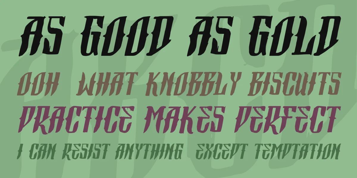 Vtks Morphetics 2 Font preview 2