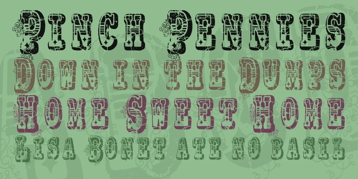 VTKS No Name Font preview 2