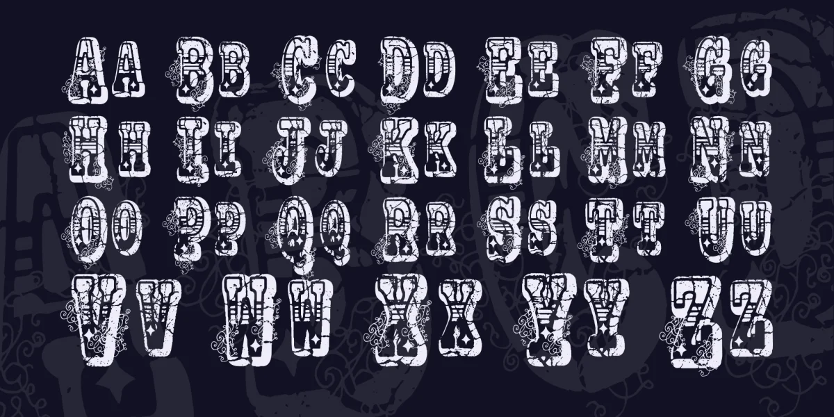VTKS No Name Font preview 3