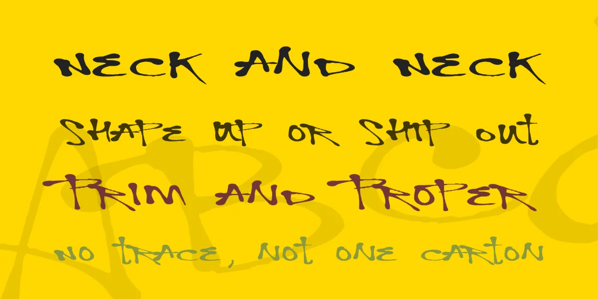 Vtks Personal Font preview 2