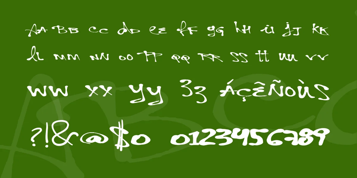 Vtks Personal Font preview 3