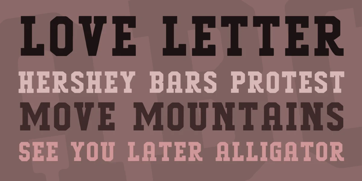 VTKS PREDATOR Font preview 2