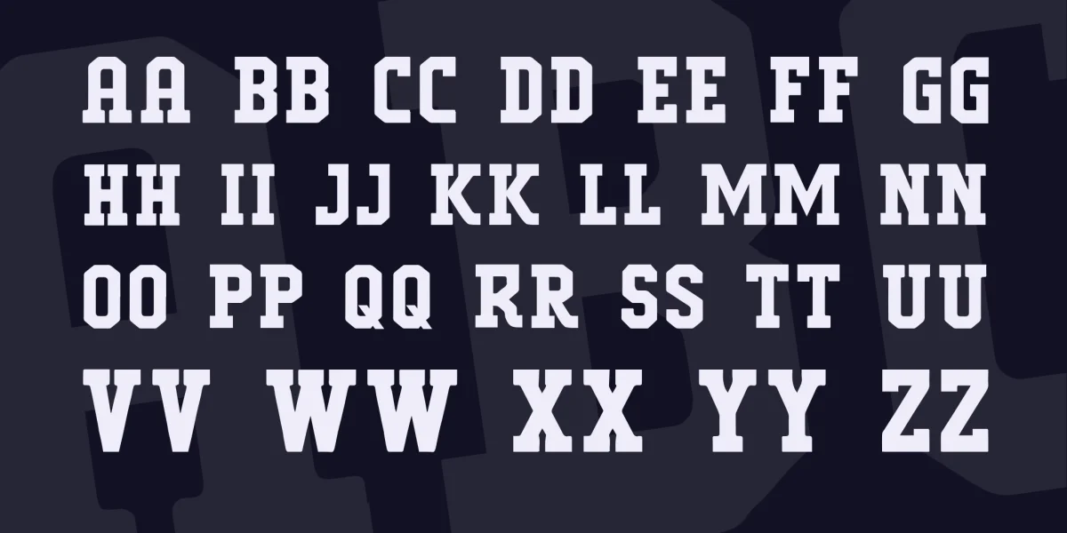 VTKS PREDATOR Font preview 4