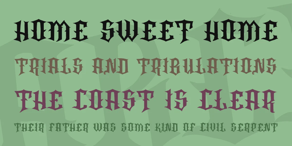 VTKS Rafia Font preview 2