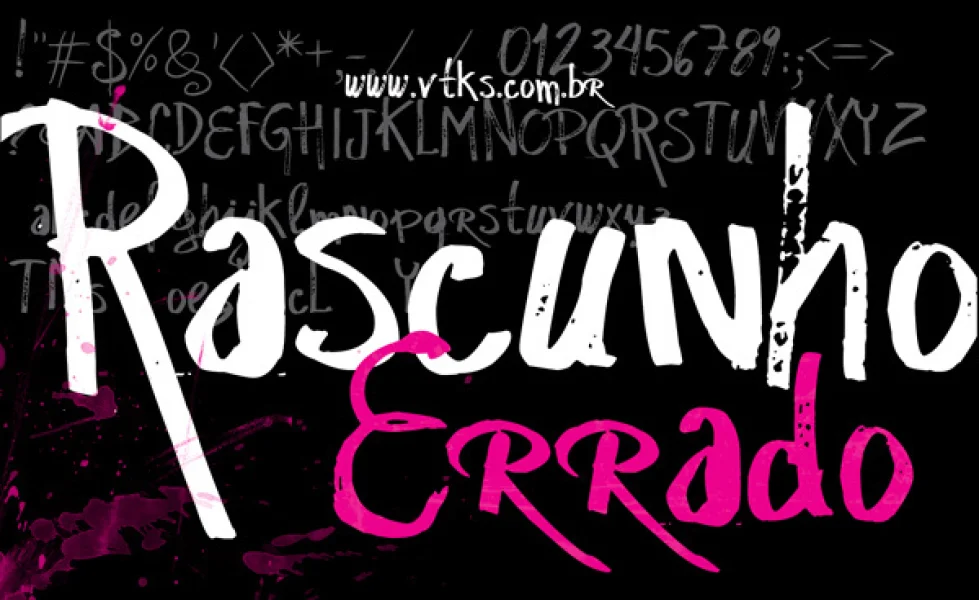 vtks Rascunho Errado Font