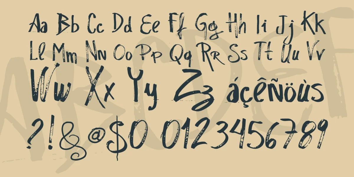 vtks Rascunho Errado Font preview 3