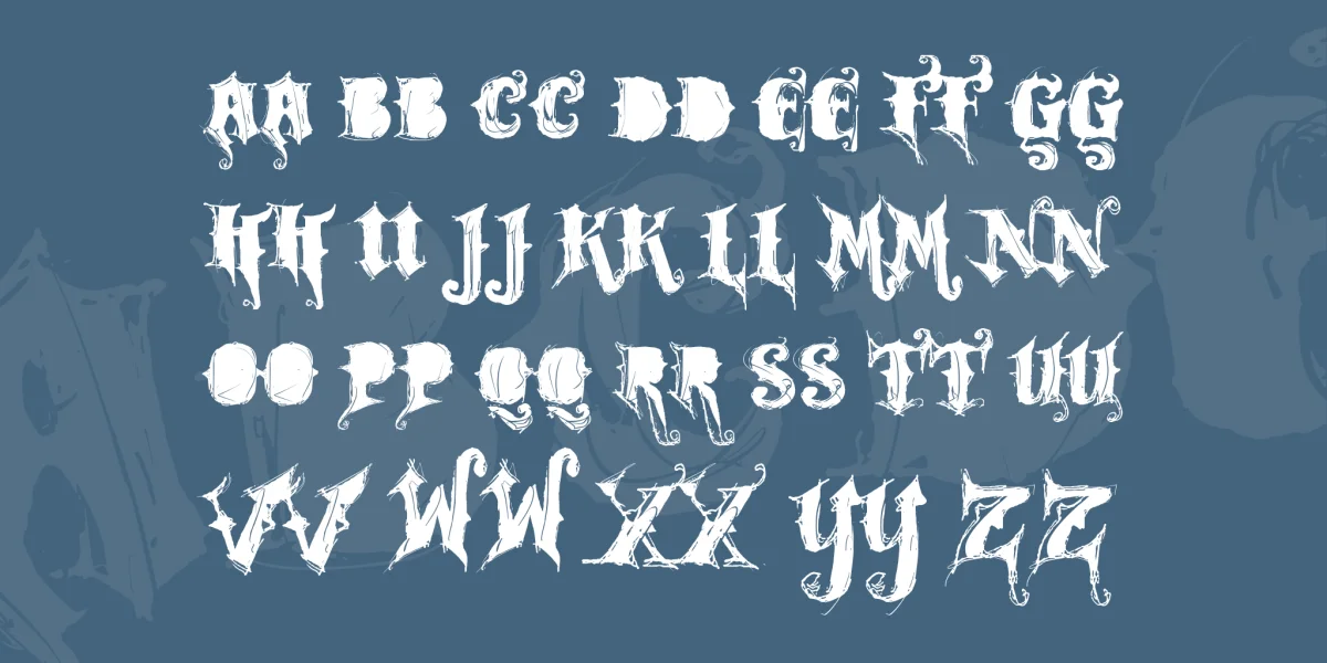 VTKS ROCK GARAGE BAND Font preview 3
