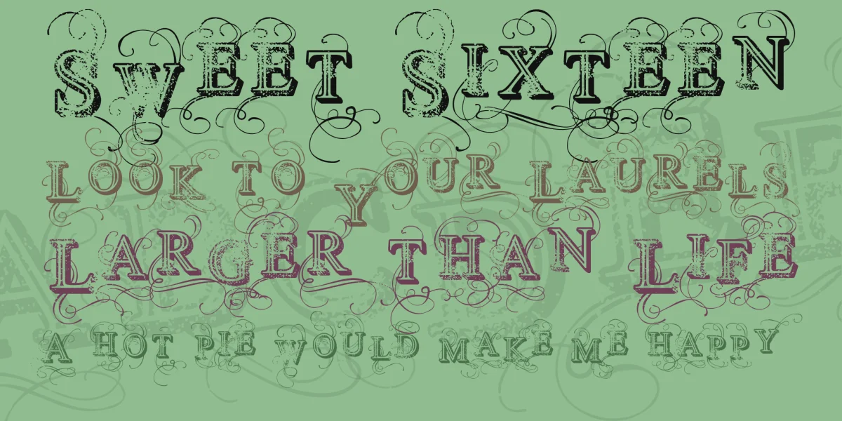 Vtks Simplex Beauty 2 Font preview 2