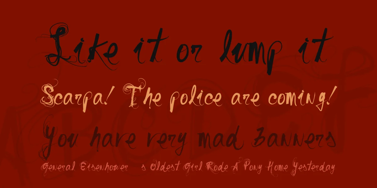 Vtks Sonho Font preview 3