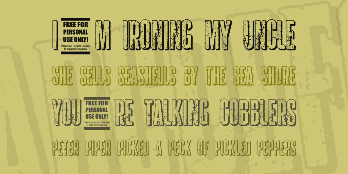 vtks storm 2 Font preview 3