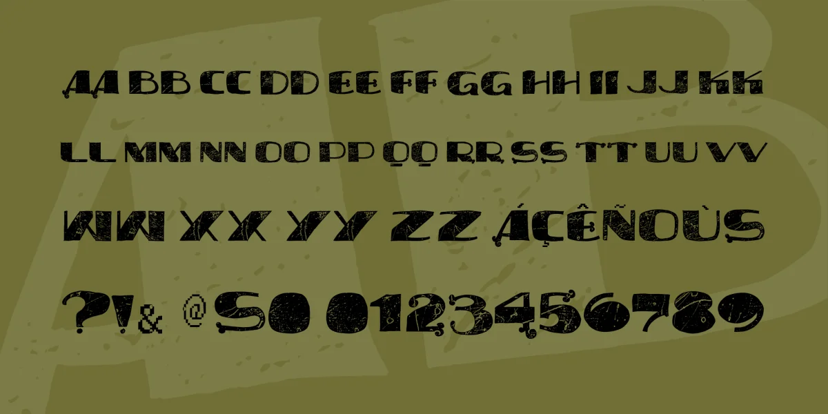 vtks syndicate Font preview 3
