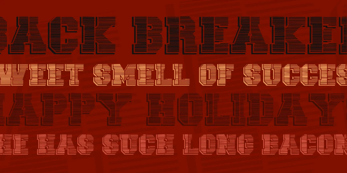 vtks university Font preview 2