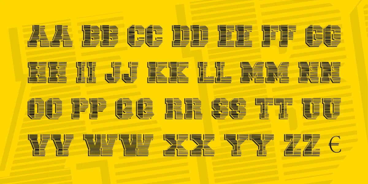 vtks university Font preview 3