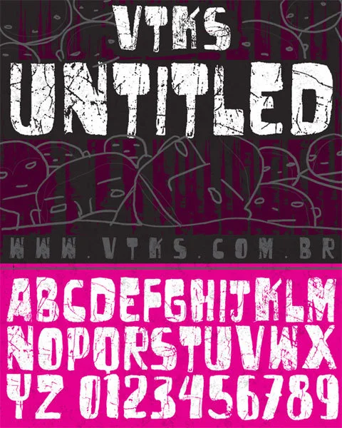 vtks untitled Font