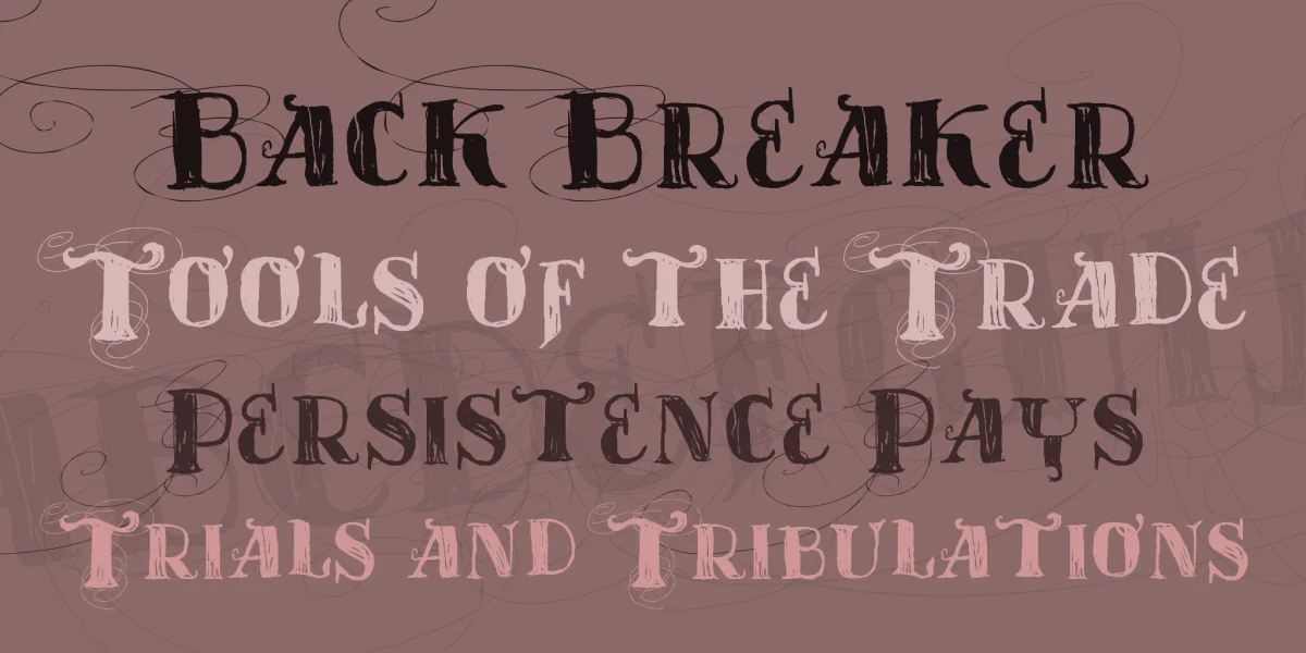 Vtks Velhos Tempos Font preview 2