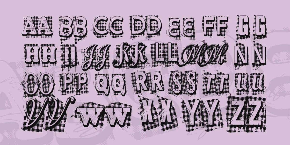 VTKS Xtra Font preview 3