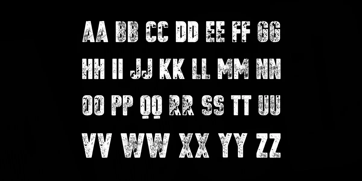 vtksposter Font preview 3