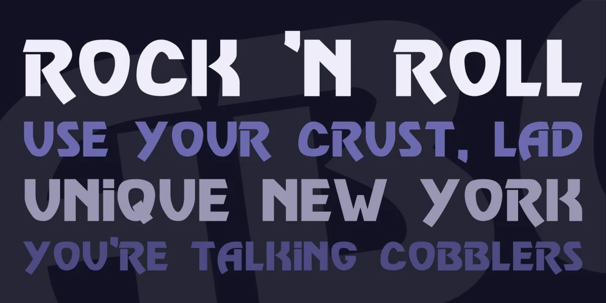 Vulgar Display Font preview 2