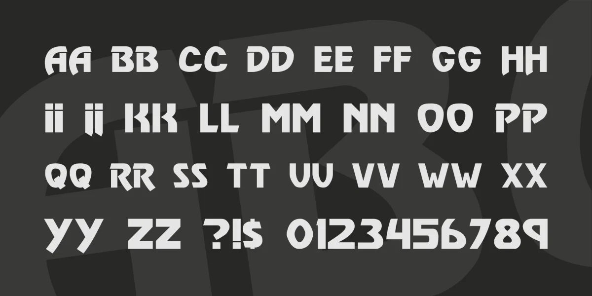 Vulgar Display Font preview 3