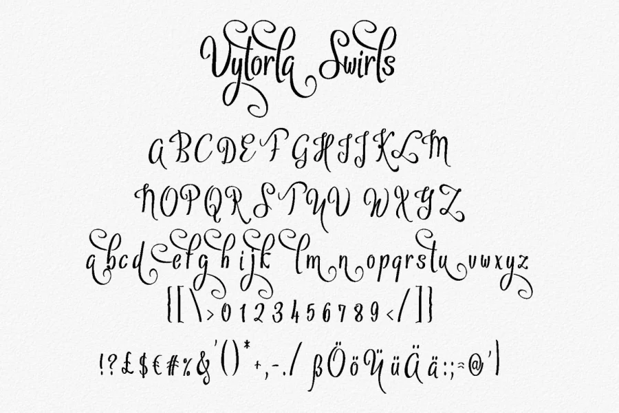 Vytorla Mix Font preview 6