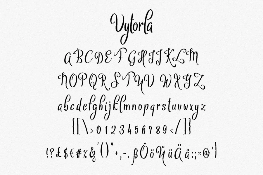 Vytorla Mix Font preview 8