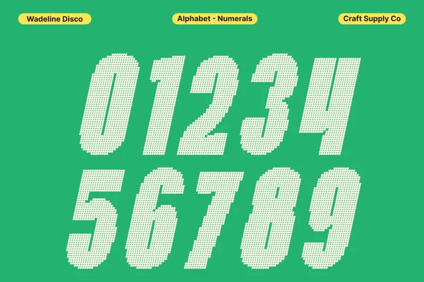 Wadeline Disco Font preview 5