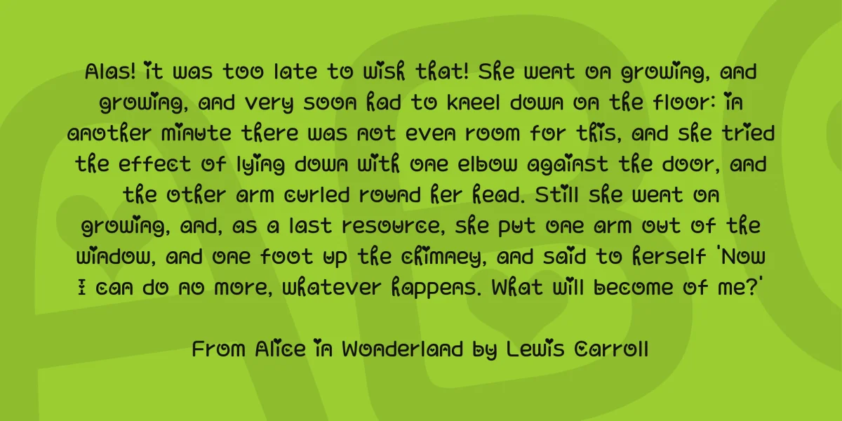 Wake Up Honey Font preview 3