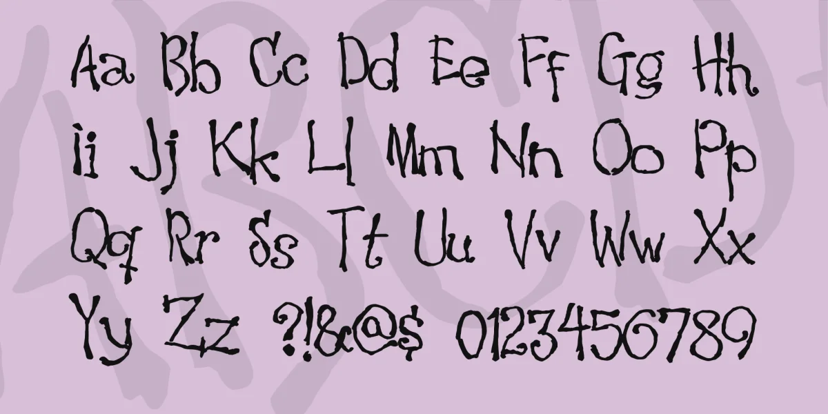 Waking the Witch Font preview 3