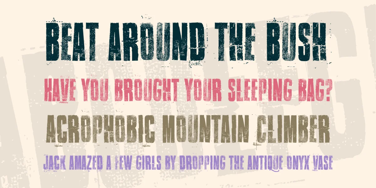 Walk this way Font preview 2