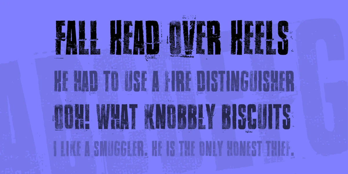 Walk this way Font preview 5