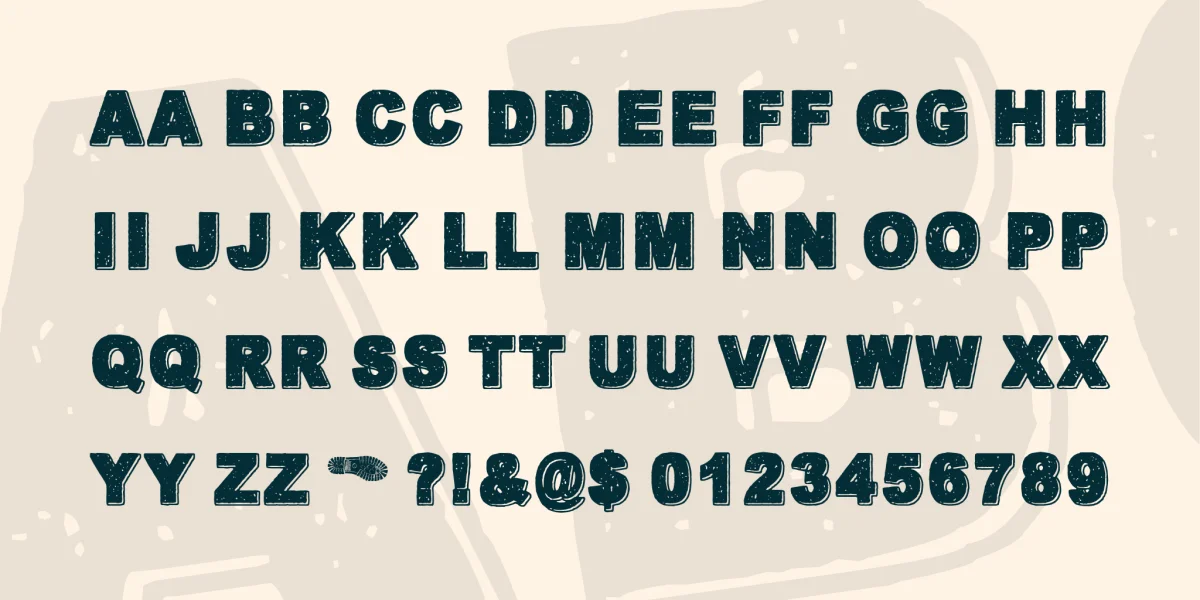 Walk with me now Font preview 4