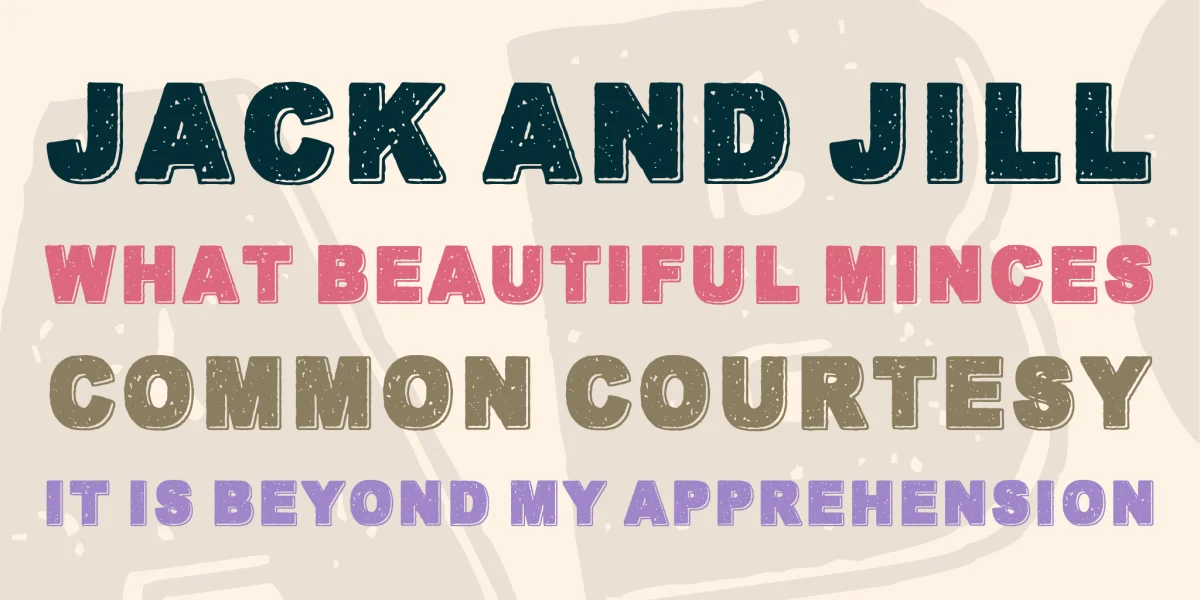 Walk with me now Font preview 6