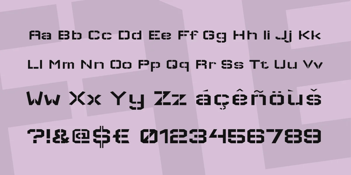 Wallpoet Font preview 3