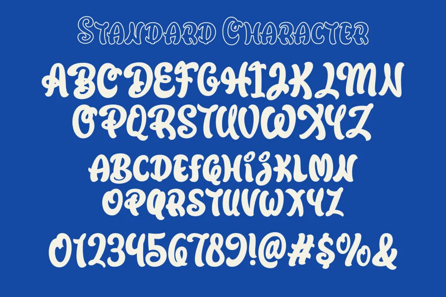 Walt Melody Font preview 2