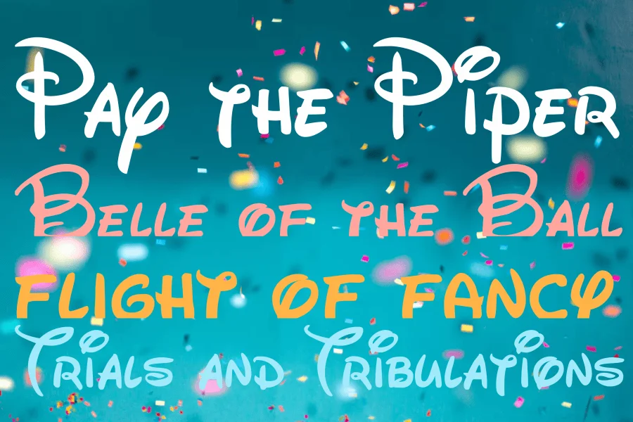 Waltograph Font Family preview 2