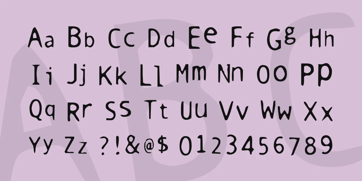 Warm milk Font preview 2