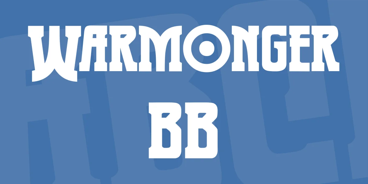 Warmonger BB Font