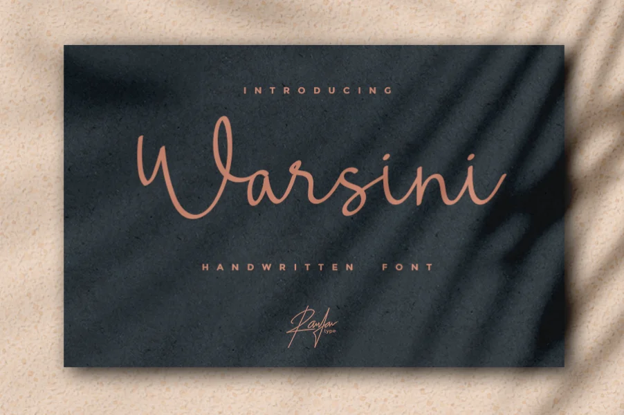 Warsini Font