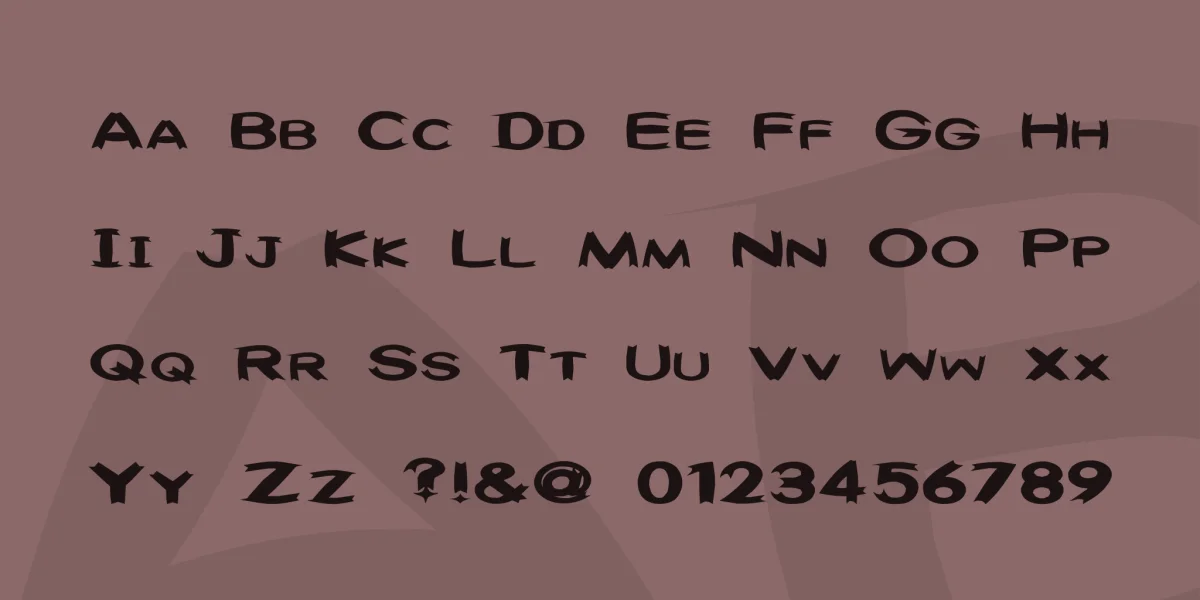 Washable (sRB) Font preview 3